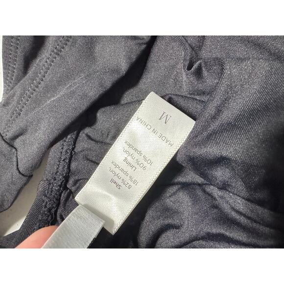 Andie The Mykonos Black Deep Plunge One Piece Swimsuit Med - Picture 5 of 6